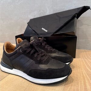 Magnanni Black and Brown Men's Sneakers